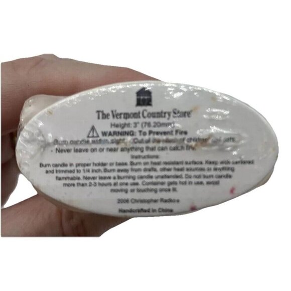 Christopher Radko Reindeer Doe Candle 3" Rare New Sealed 2006 Christmas Winter - Picture 6 of 9